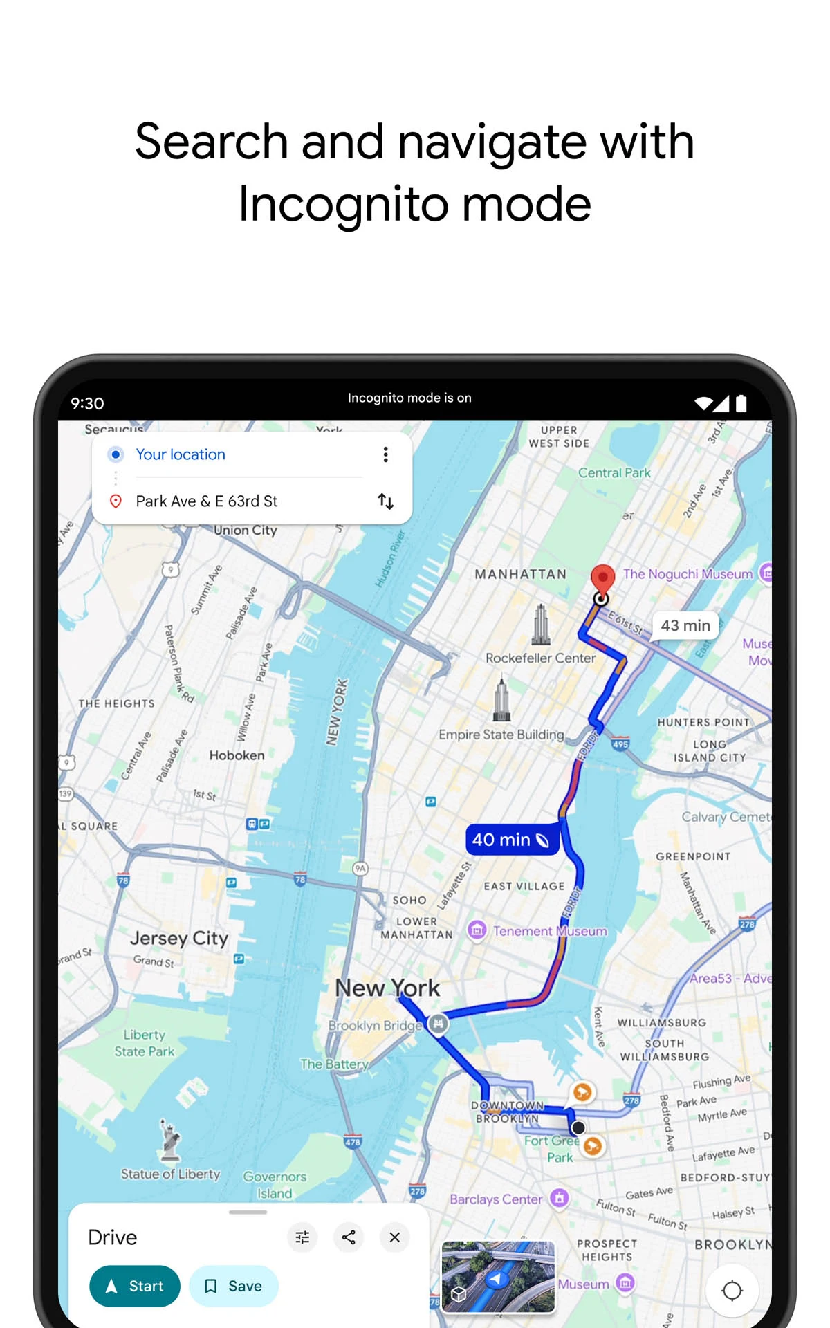 Google Maps screenshot
